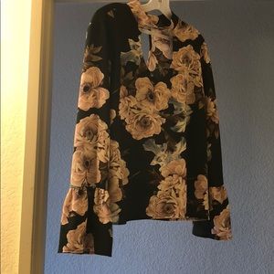 Beautiful floral print blouse